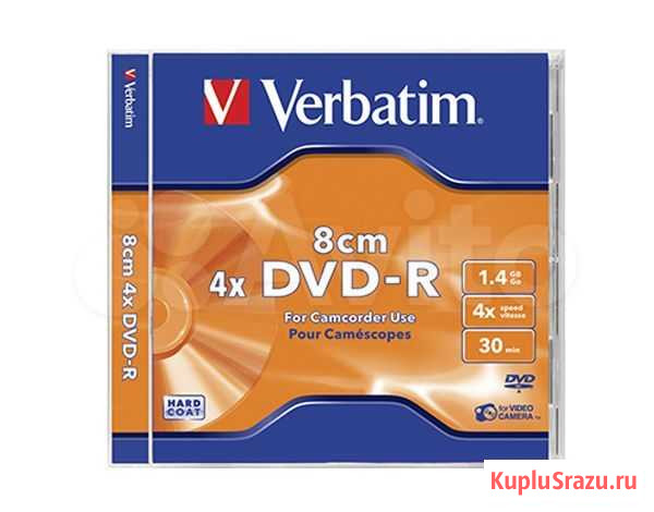DVD-R 8cm Verbatim 1.46Gb 4x Красногорск - изображение 1