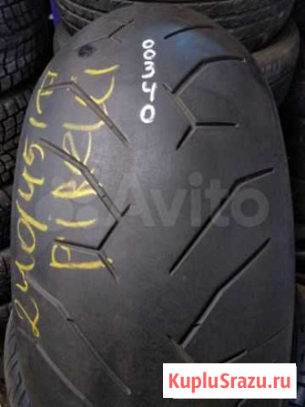 Мотошина Б/У 240/45 R17 Pirelli Diablo Rosso 11 Новосибирск - изображение 1