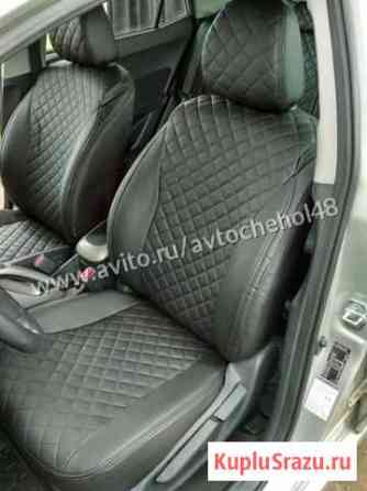Чехлы модель (Ромб) экокожа для honda CR-V IIl Липецк