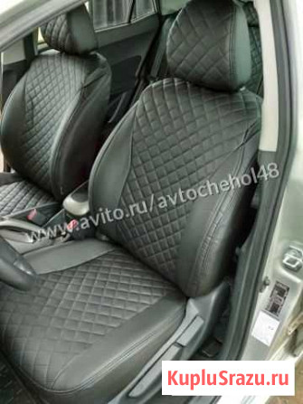 Чехлы модель (Ромб) экокожа для honda CR-V IIl Липецк - изображение 1