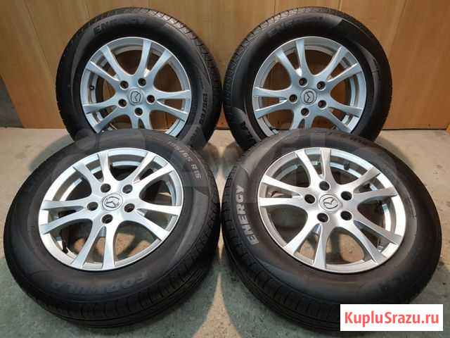 Лето 195/65R15 + Литьё 5х114.3 Цо67.1мм 1сезон Тула - изображение 1