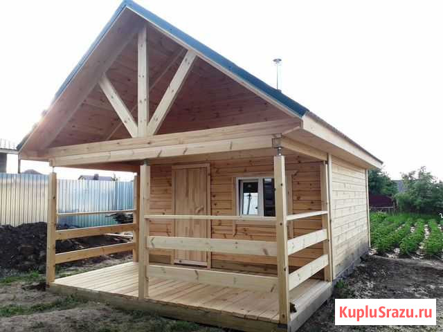 Баня 4х4м с террасой 2х4м под ключ Вурнары - изображение 1