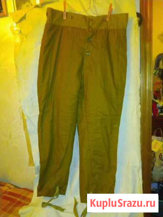 Брюки военные утепленные с подкладом, размер 50 Королев - изображение 1