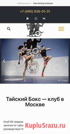 Продажа раскрученного сайта бойцовского клуба Москва - изображение 1