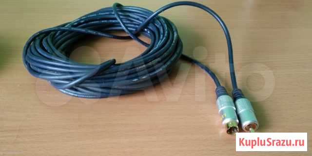 Кабель S-video в RCA(1) Luxmann 10метров Киров - изображение 1