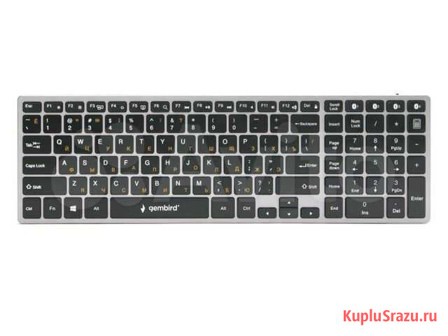 Клавиатура беспроводная Gembird KBW-2 Bluetooth 10 Тольятти - изображение 1