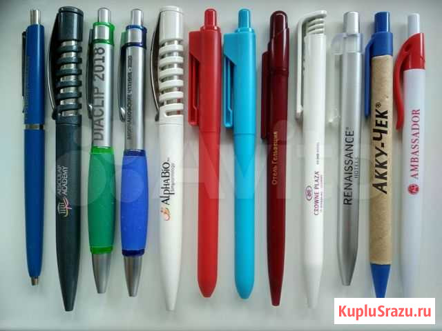 12 авторучек с кнопочным механизмом включения Мурино - изображение 1