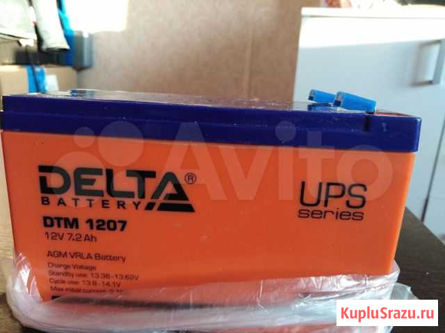 Аккумуляторная батарея для ибп delta DTM 1207 Тюмень - изображение 1