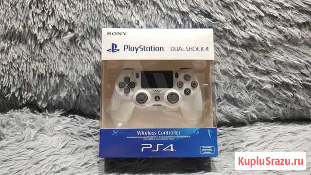 Новый Геймпад DualShock 4 v2 White для PS4 Кемерово - изображение 1