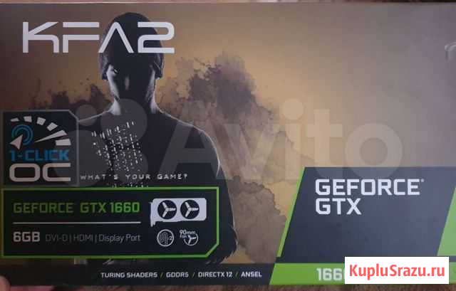 Видеокарта gtx 1660 6gb Петропавловск-Камчатский - изображение 1
