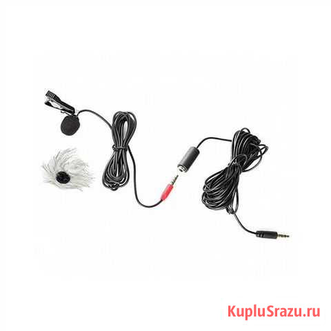 Петличный микрофон jack 3.5 trrs Saramonic SR-LMX1 Санкт-Петербург - изображение 1