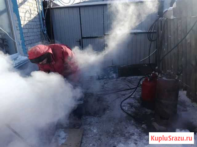 Отогрев труб паром Курган - изображение 1