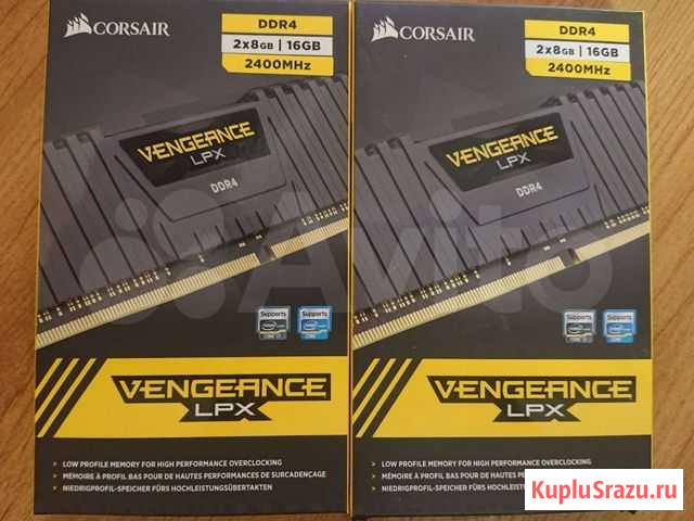 Оперативная память corsair CMK16GX4M2A2400C16 Сочи - изображение 1