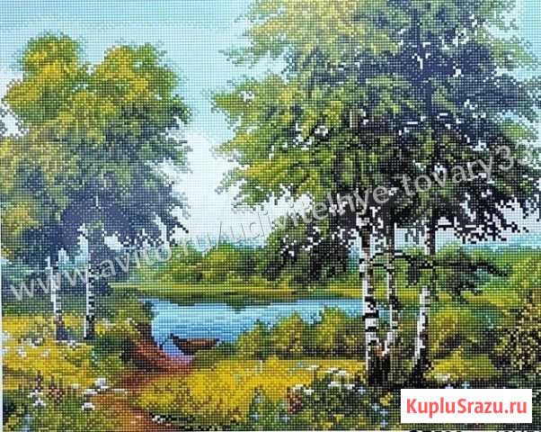 Мозайка алмазная Спуск к речке, 40*50 см Чита - изображение 1