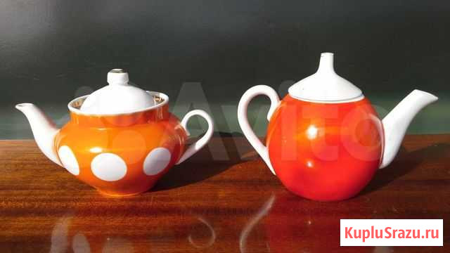 Заварочные чайники фарфор СССР Горячеводский - изображение 1