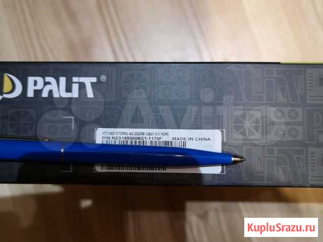 Видеокарта Palit 1650 Stormx Омск - изображение 1