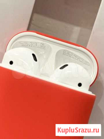 AirPods 2 + Подарок Чехол Нижневартовск - изображение 1