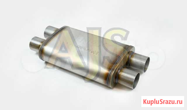 Бочка выхлопная Magnaflow style выхода X76мм*4 дли Новосибирск - изображение 1