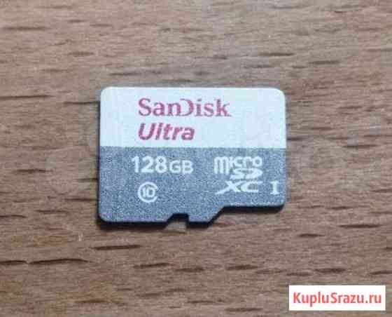 Карта памяти MicroSD 128 gb sandisk Красноярск