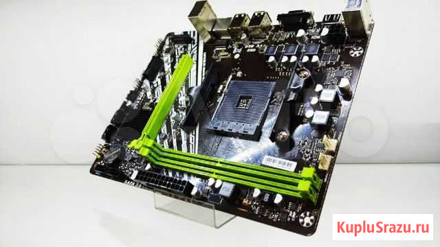 Новая материнская плата AM4 A320 Ryzen Новокузнецк - изображение 1