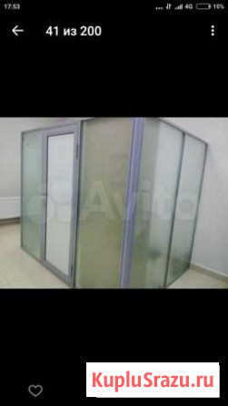 Алюминиевая офисная перегородка 1.8* 2.5 Ижевск - изображение 1