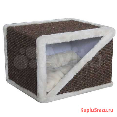 Продам новый домик-когтеточку foxie Box 40х35х30см Королев - изображение 1