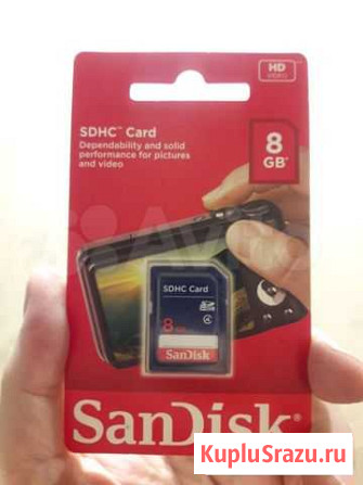 Карта памяти SanDisk 8 Gb Санкт-Петербург - изображение 1