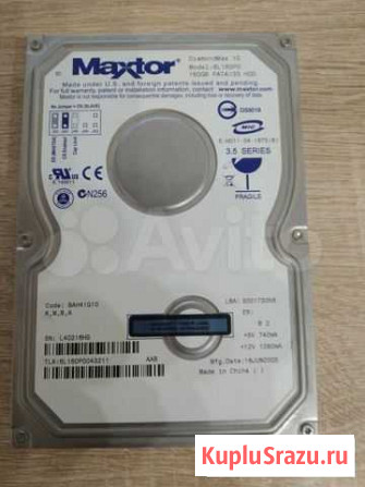 Maxtor HDD 160GB 6L160P0 Челябинск - изображение 1