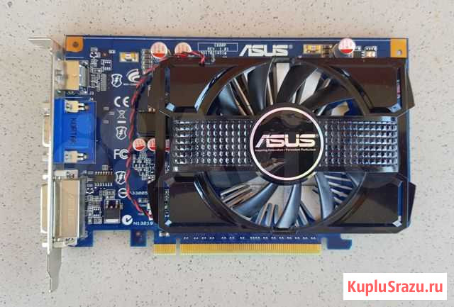 Видеокарта asus 512Mb ddr3 GT240 Омск - изображение 1