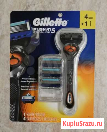 Лезвия со станком Gillette Fusion 5 ProGlide (4+1) Ярославль - изображение 1