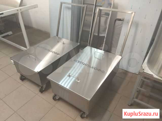 Тележки для сыпучих продуктов из нержавейки Брянск - изображение 1