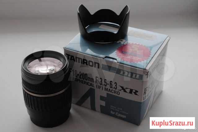 Объектив Tamron AF 18-200 F/3.5-6.3 A14 for Canon Ангарск - изображение 1