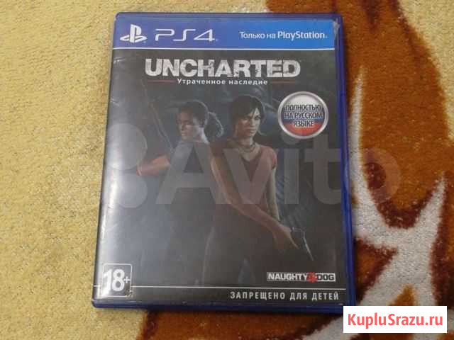 Uncharted утраченное наследие ps4 Анапа - изображение 1