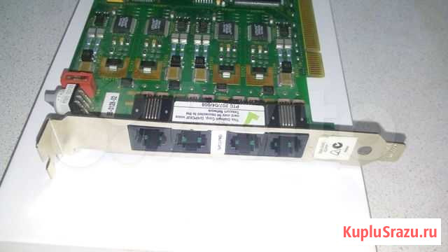 Voice/Fax Card Dialogic D/4pciuf Астрахань - изображение 1