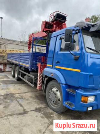 Камаз 65117 с кму kanglim 1256 Москва - изображение 1
