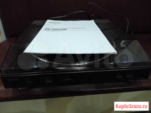 Проигрыватель виниловых дисков denon DP-200USB Нижняя Тура - изображение 1