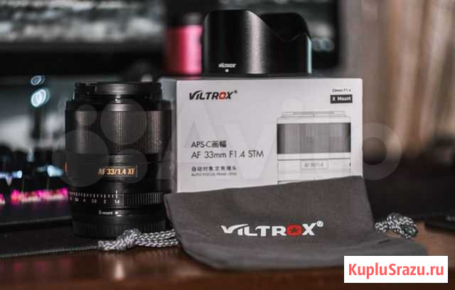 Объектив Viltrox 33mm f/1.4 STM для fujifilm X Мурманск - изображение 1