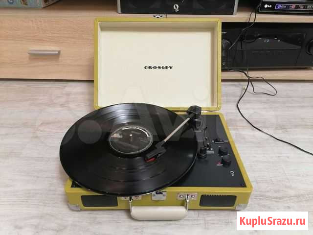 Виниловый проигрыватель crosley cruiser deluxe Хабаровск - изображение 1