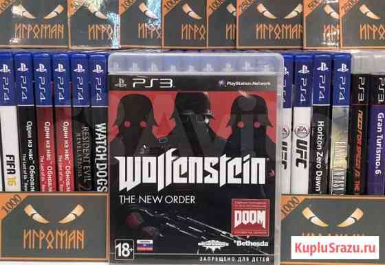 Игры PS3 Wolfenstein The New Order Мурманск