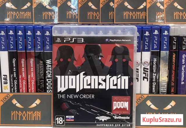 Игры PS3 Wolfenstein The New Order Мурманск - изображение 1