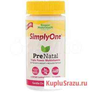 Super Nutrition, SimplyOne, PreNatal, 30 таблеток Пермь