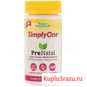 Super Nutrition, SimplyOne, PreNatal, 30 таблеток Пермь - изображение 1