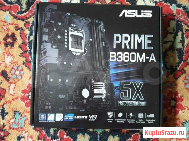 Материнская плата Asus prime B360M-A Набережные Челны - изображение 1
