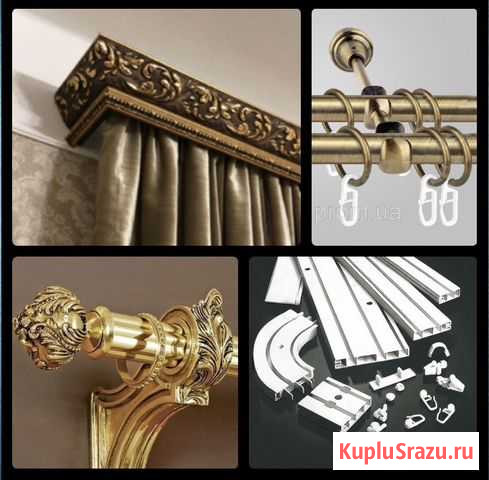 Установка карнизов (для штор) Махачкала - изображение 1
