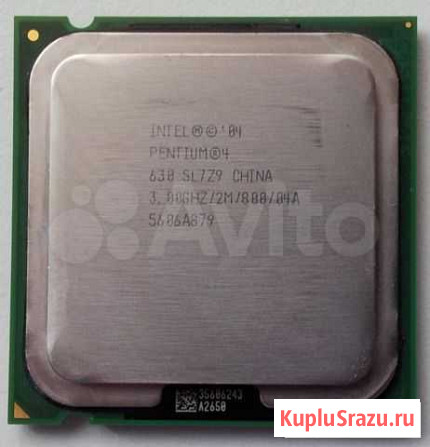 Процессор intel pentium 4 630 sl7z9 Шебекино - изображение 1
