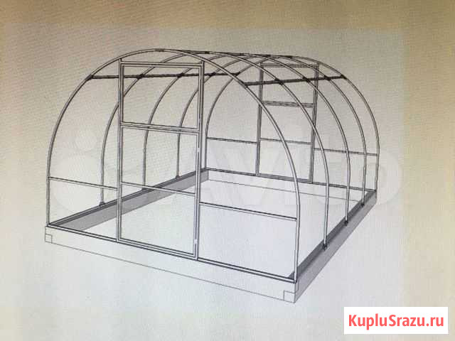 Теплица Польза-3 Стандарт Полимер 3*4*2,1 м (крабо Улан-Удэ - изображение 1