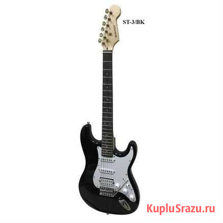 Электрогитара brahner ST-3/BK тип Stratocaster Волгоград - изображение 1