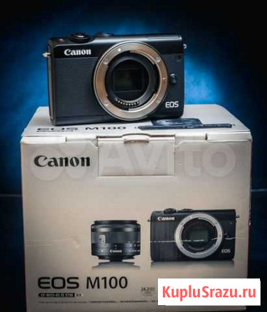 Canon M100 body в идеале.Авито Доставка id21-02 Новозыбков - изображение 1