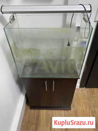 Продам аквариум с тумбочкой Ижевск - изображение 1