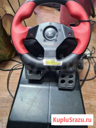 Игровой руль с педалями Logitech WingMan Иркутск - изображение 1
